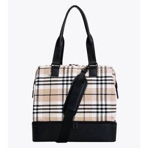BEIS Mini Weekender in Plaid